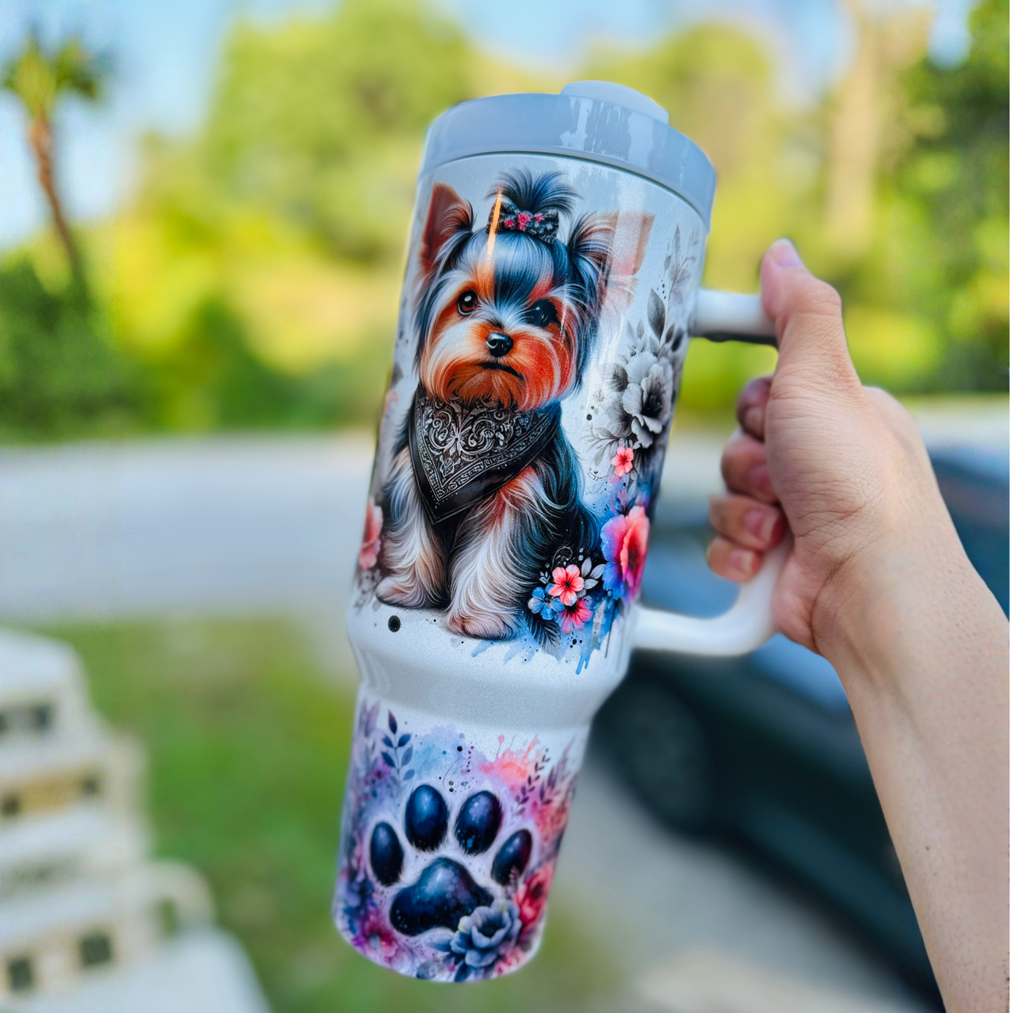 Yorkie 40oz Tumbler