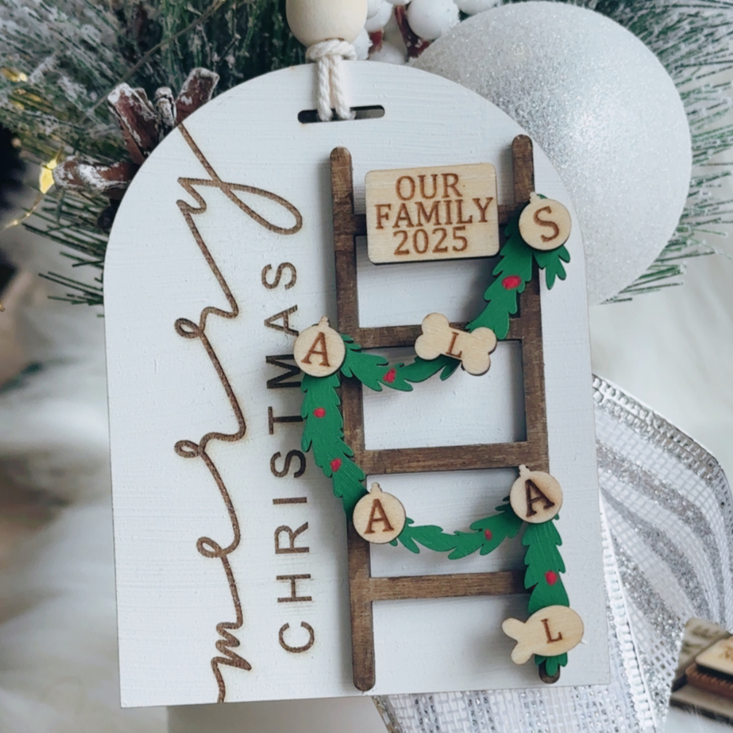 Our Family Ladder Ornaments