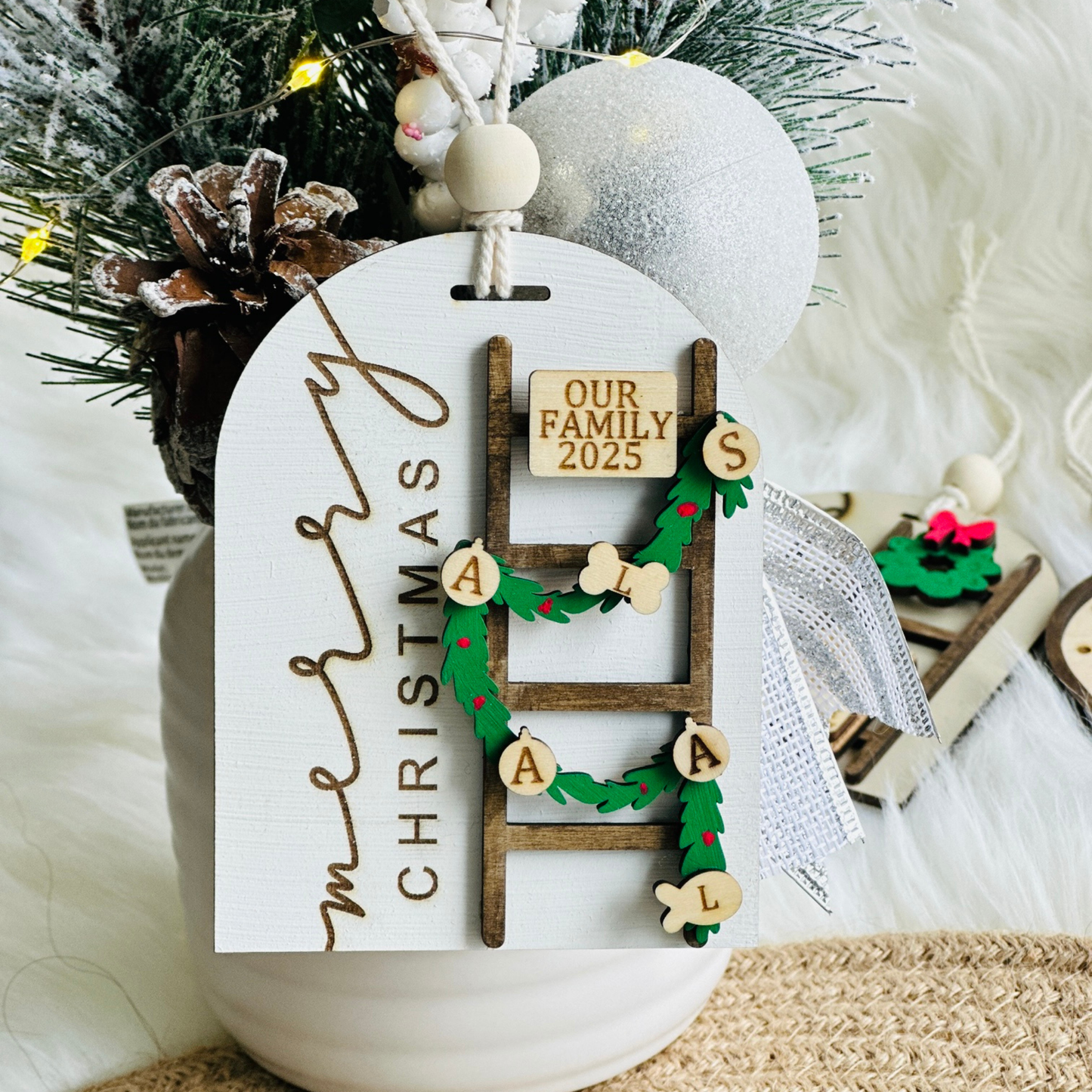 Our Family Ladder Ornaments