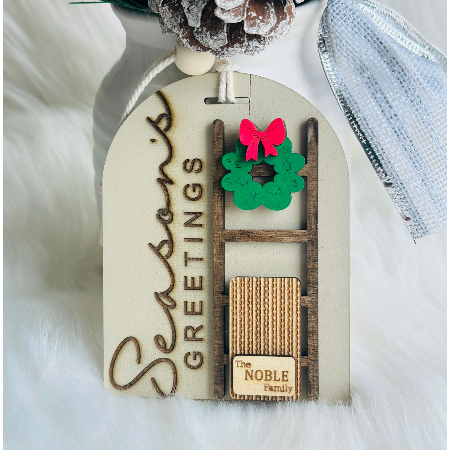 Seasonal Greetings Ornaments