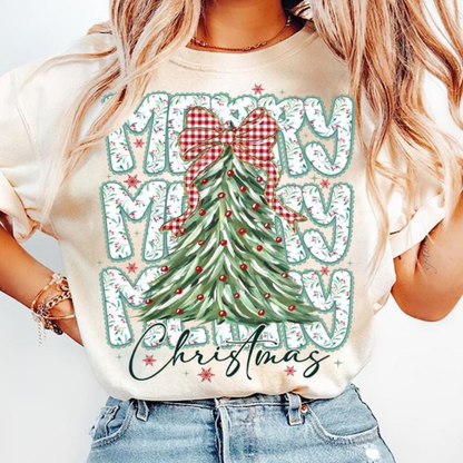 Merry Christmas Tree Sweatshirt