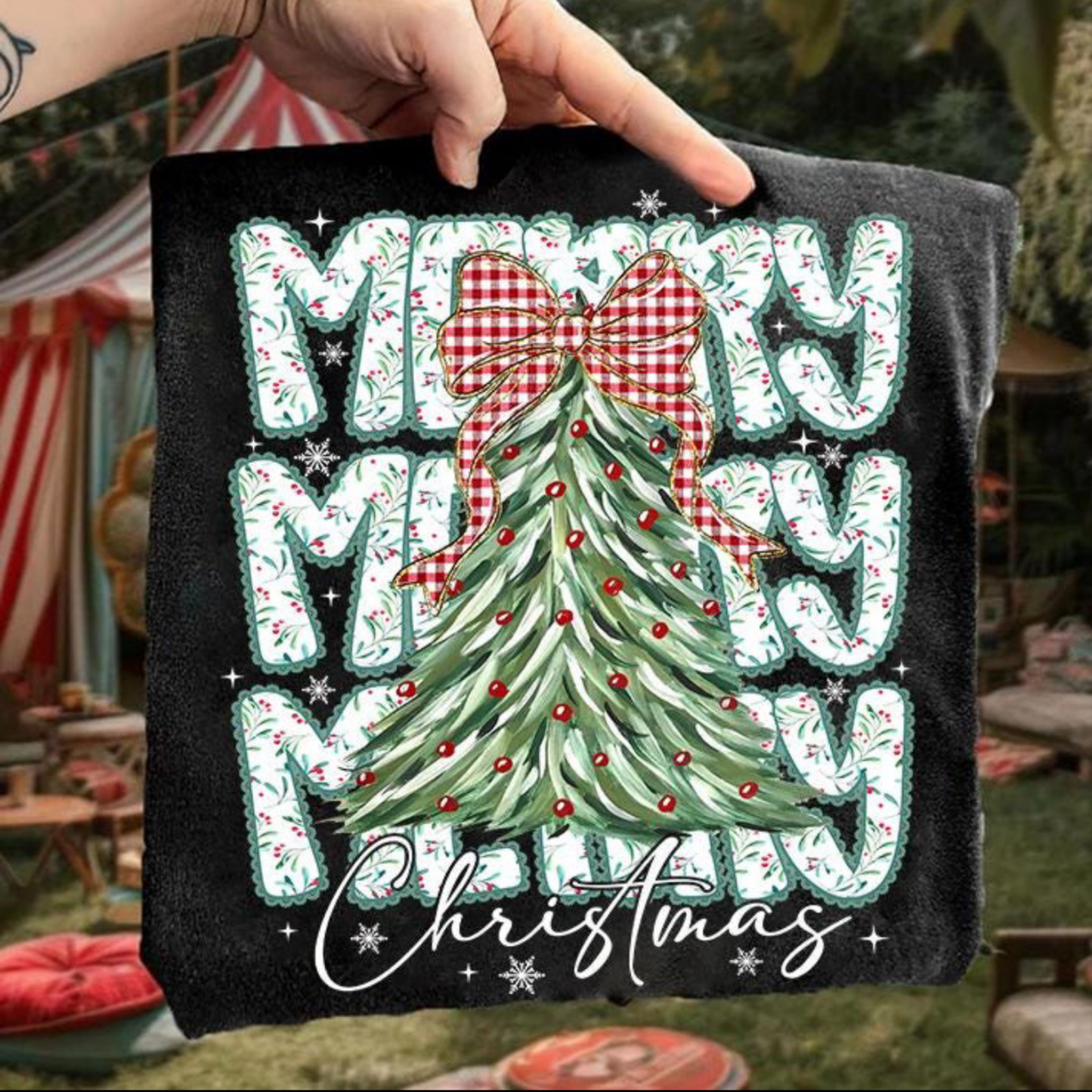 Merry Christmas Tree Sweatshirt