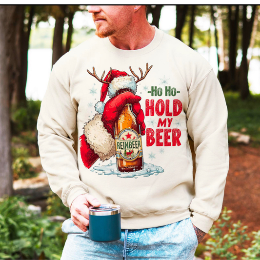 Ho-Ho Hold my Beer Sweatshirt