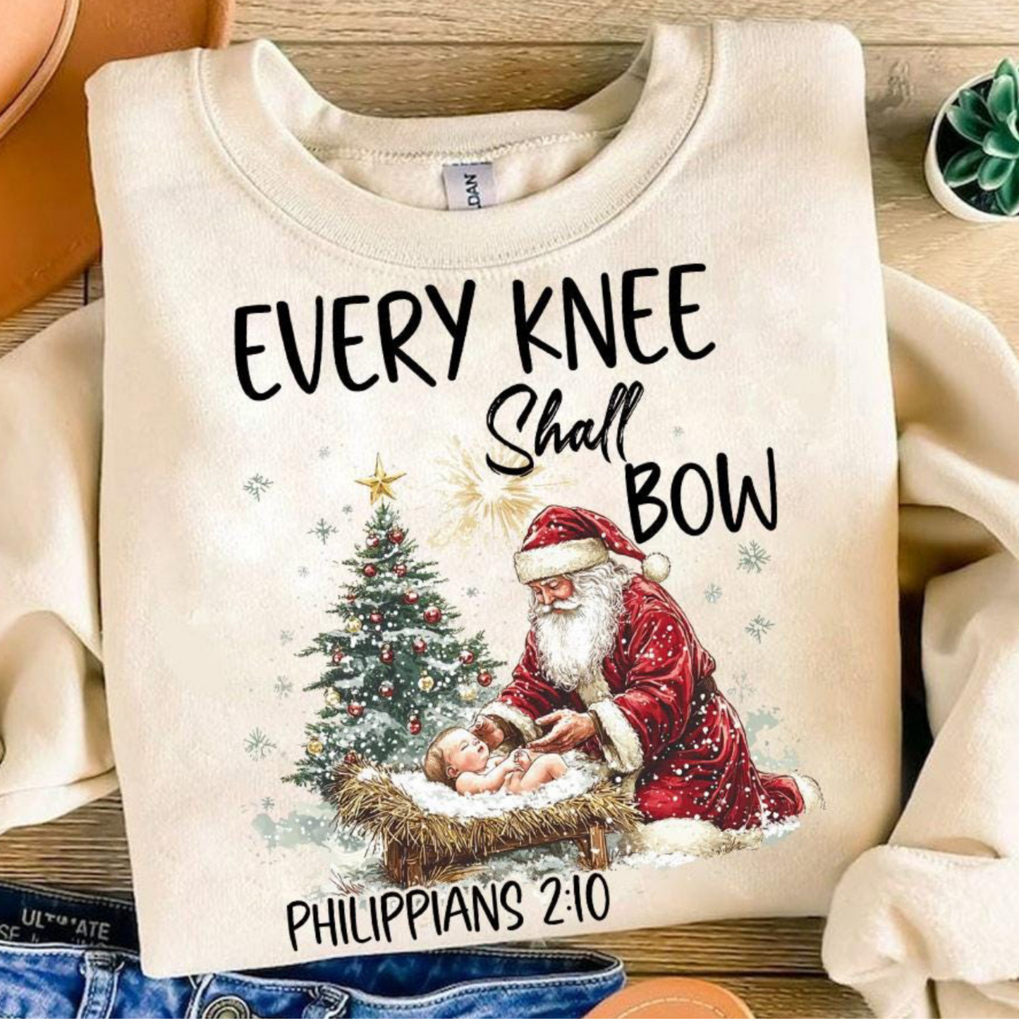 Every Knee Shall Bow Sweatshirt