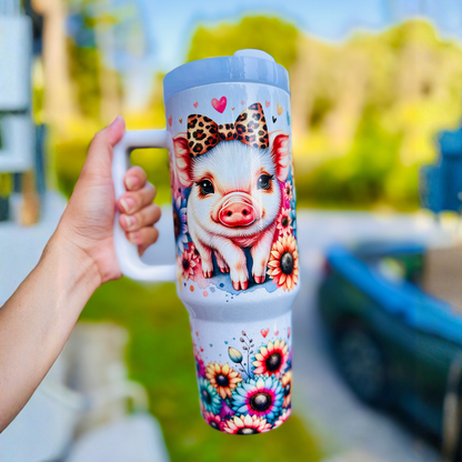 Cute Pigs 40oz Tumbler