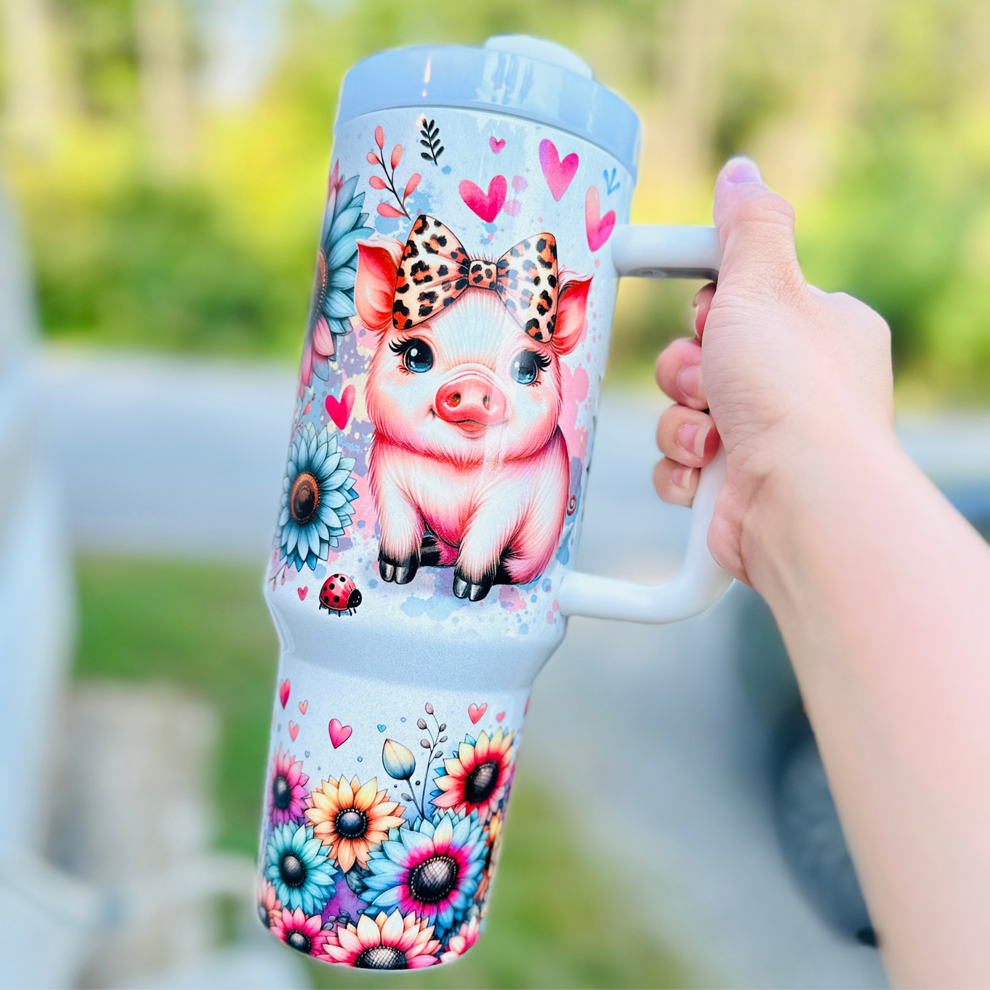 Cute Pigs 40oz Tumbler
