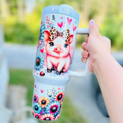 Cute Pigs 40oz Tumbler