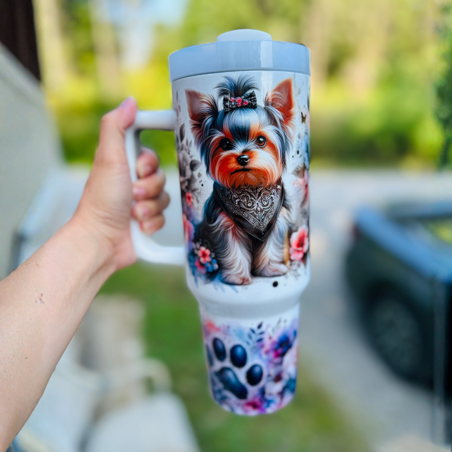 Yorkie 40oz Tumbler