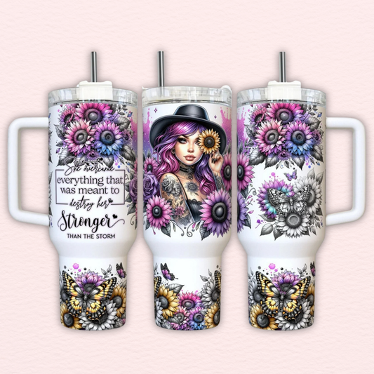 Stronger than the Storm 40oz Tumbler