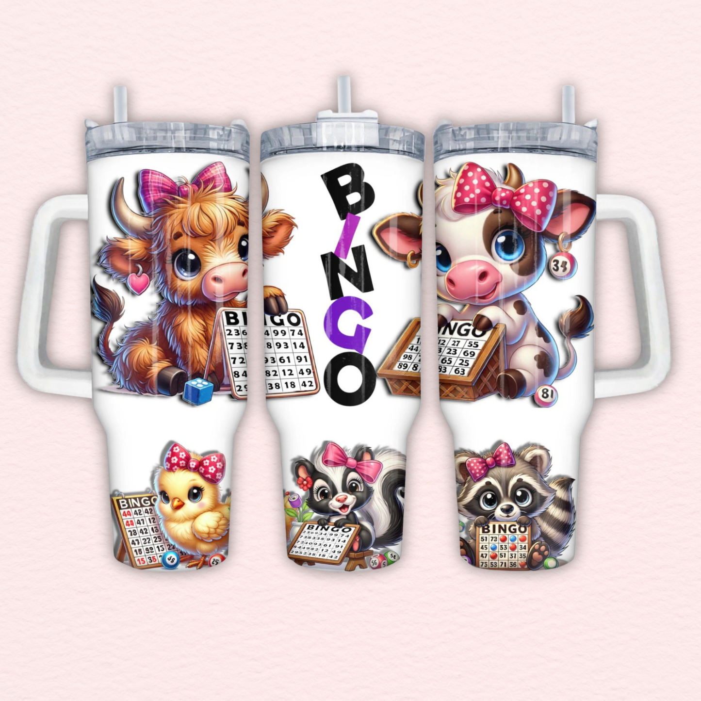 Cow Bingo 40oz Tumbler
