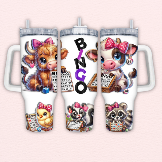 Cow Bingo 40oz Tumbler