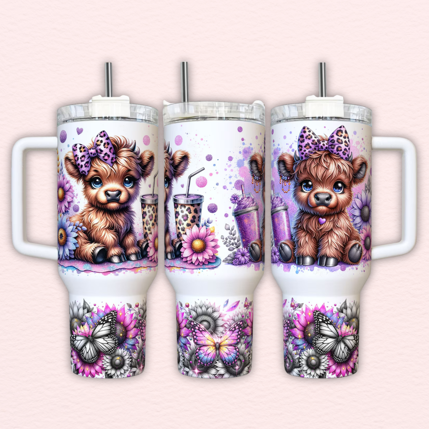 Highland cow 40oz Tumbler