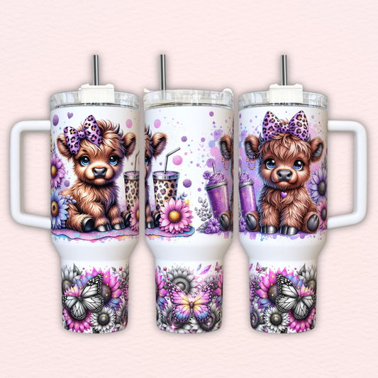 Highland cow 40oz Tumbler