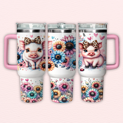 Cute Pigs 40oz Tumbler