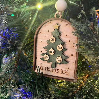 Tree Family Christmas Ornament